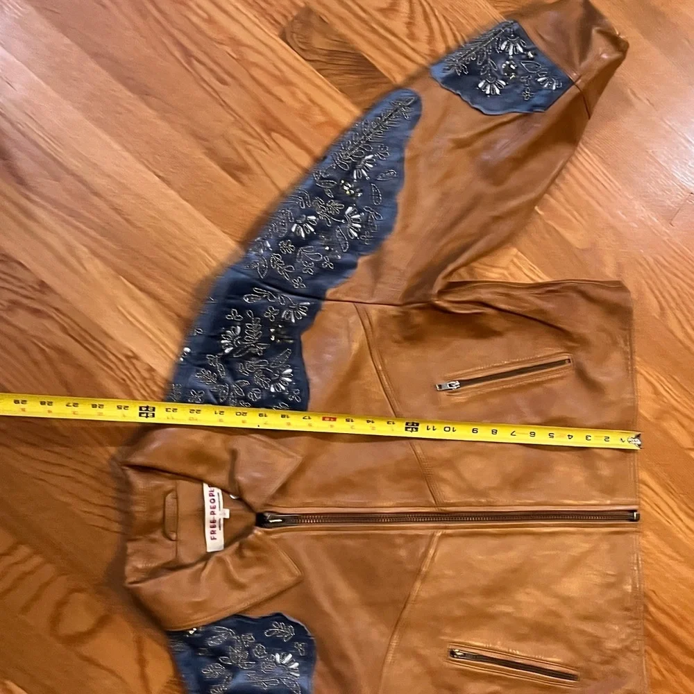 Free People Indie Rider Bomber Jacket Size Large NWT - Picture 14 of 15